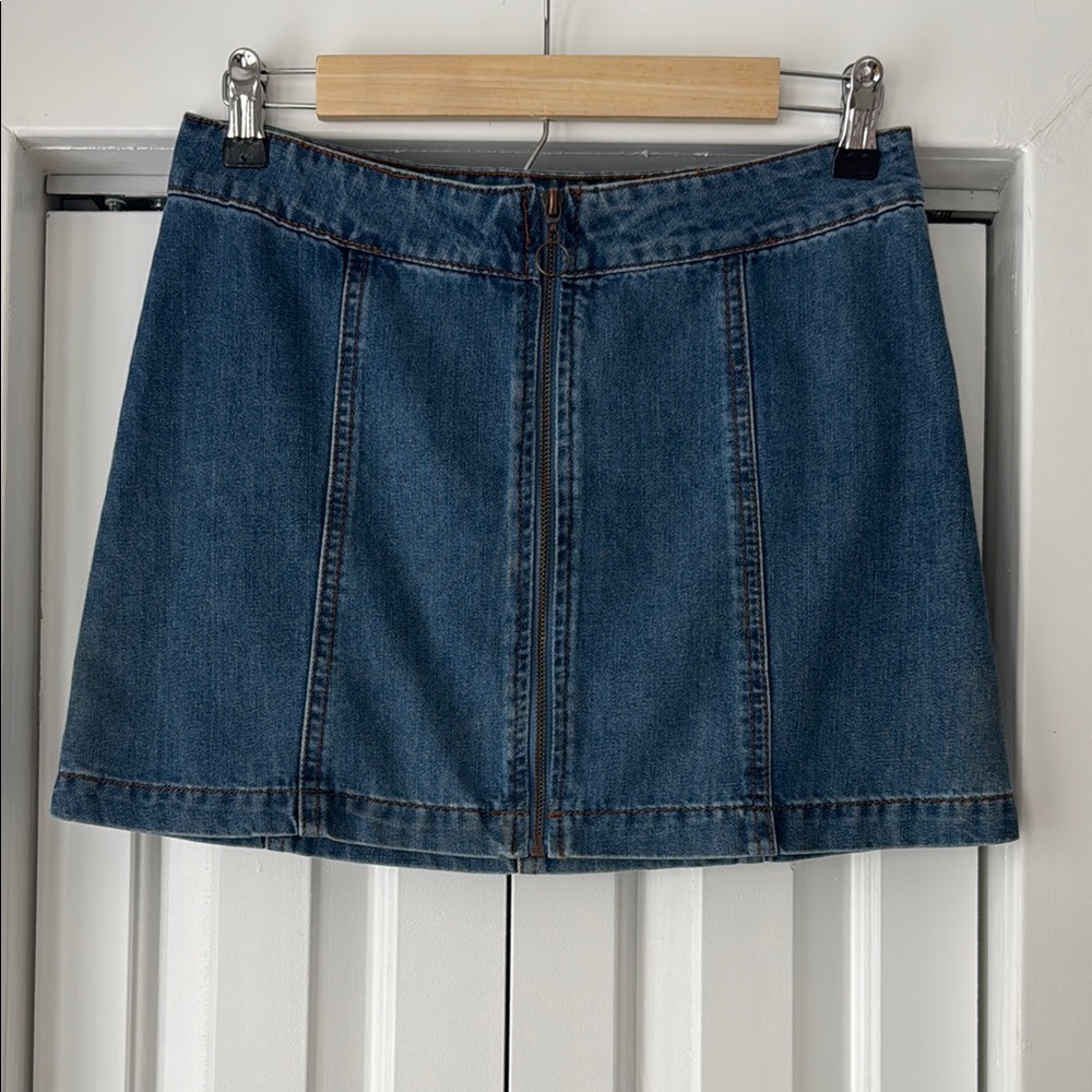 altar’d state Dark Denim Mini Skirt